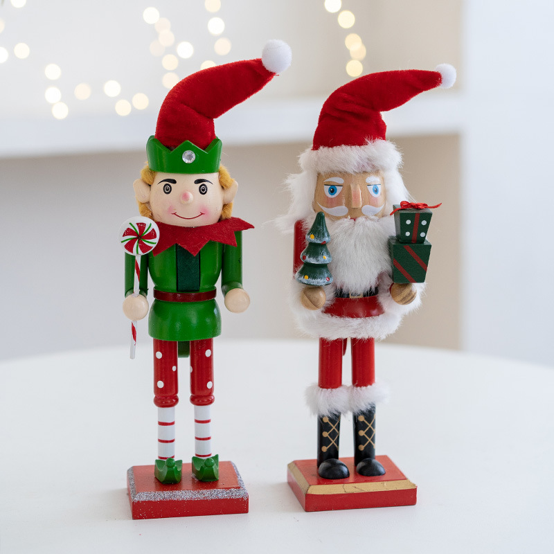 Nutcracker Figurine - 27cm yeni avrupa tarzı yaşlı adam