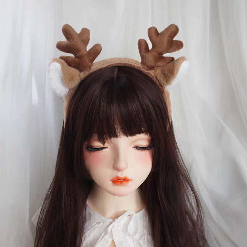 Reindeer Antlers Headband - Noel Kostümü Kar Tanesi Geyik Kulakları