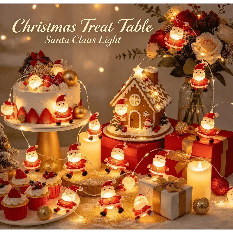 Led Fairy String Lights - 2M 20led Noel Dekorasyonu Işık Zinciri,