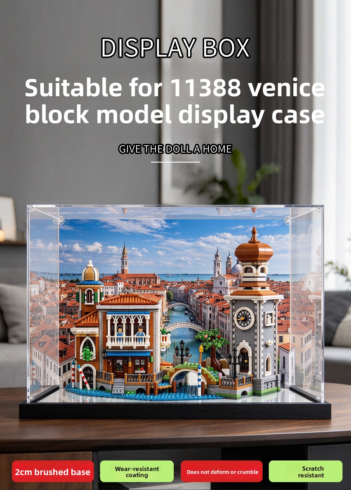 Toz kapağı olan, şeffaf akrili - Lego Set City incelemesi ve fiyatı