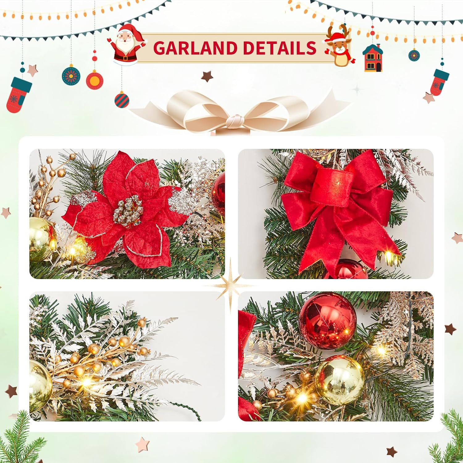 Garvee 6 ft Önceden Aydınlatıl - Led Fairy String Lights incelemesi ve fiyatı