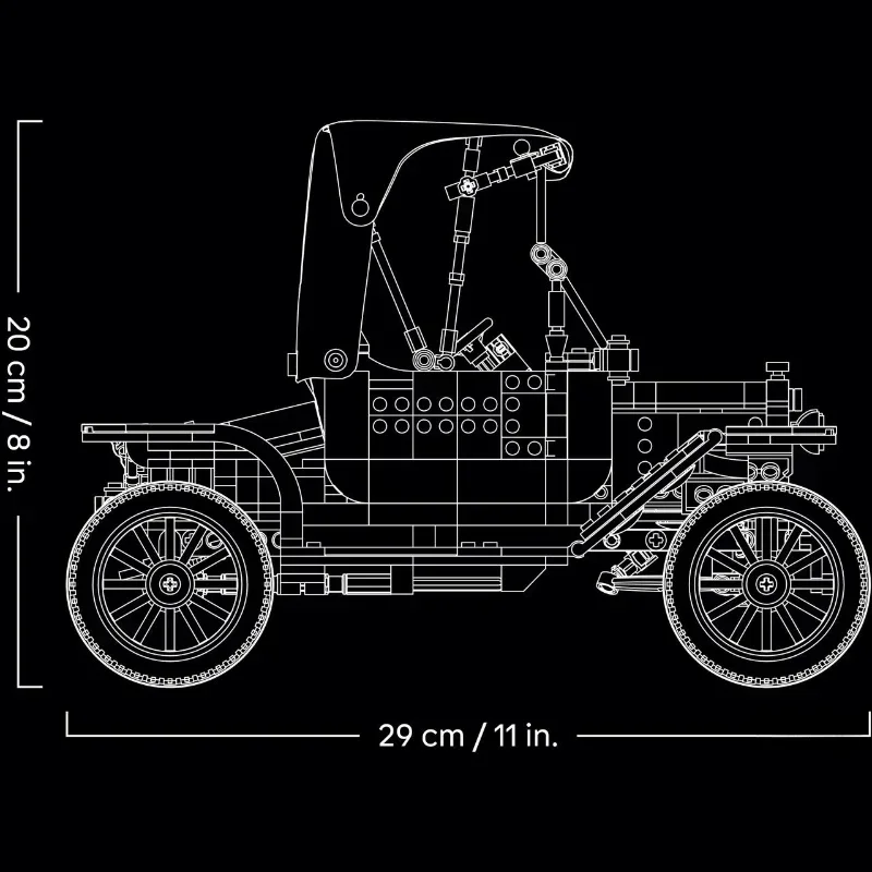 1060 Parça Vintage Model T Ara - Lego Set Technic incelemesi ve fiyatı