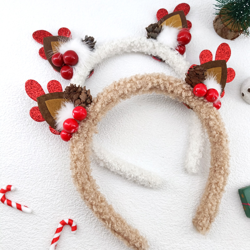 1 adet Noel Temalı, Peluş Geyi - Reindeer Antlers Headband incelemesi ve fiyatı