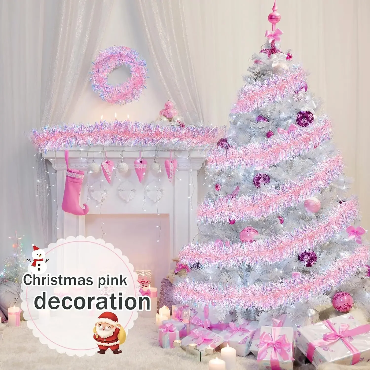 2M Noel Folyo Simli Çelenk, Pa - Tinsel Garland Decoration incelemesi ve fiyatı