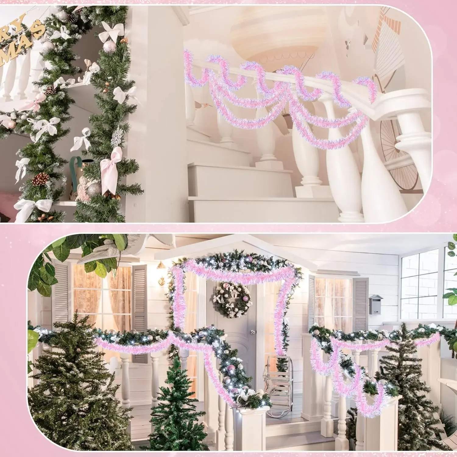 2M Noel Folyo Simli Çelenk, Pa - Tinsel Garland Decoration incelemesi ve fiyatı