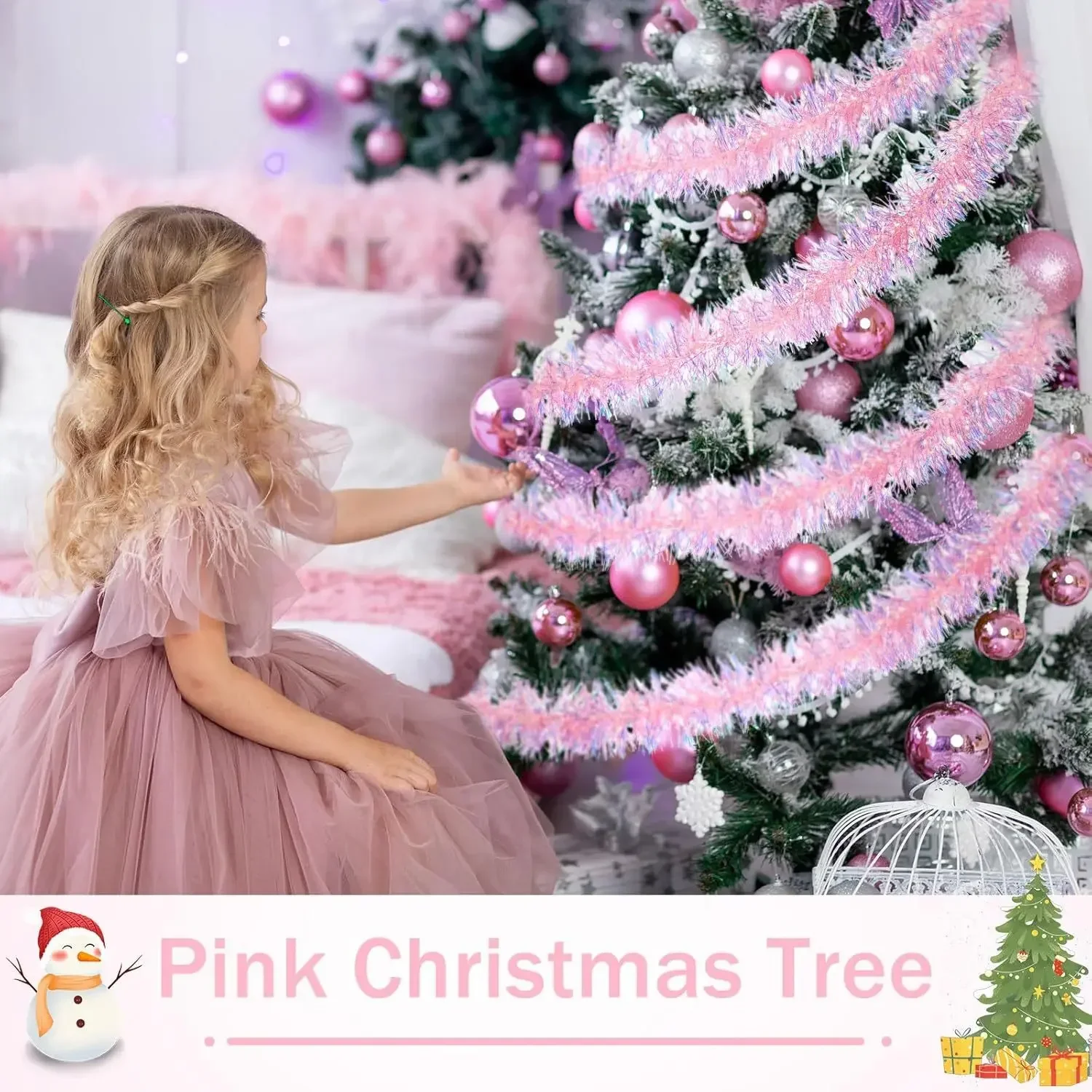 2M Noel Folyo Simli Çelenk, Pa - Tinsel Garland Decoration incelemesi ve fiyatı