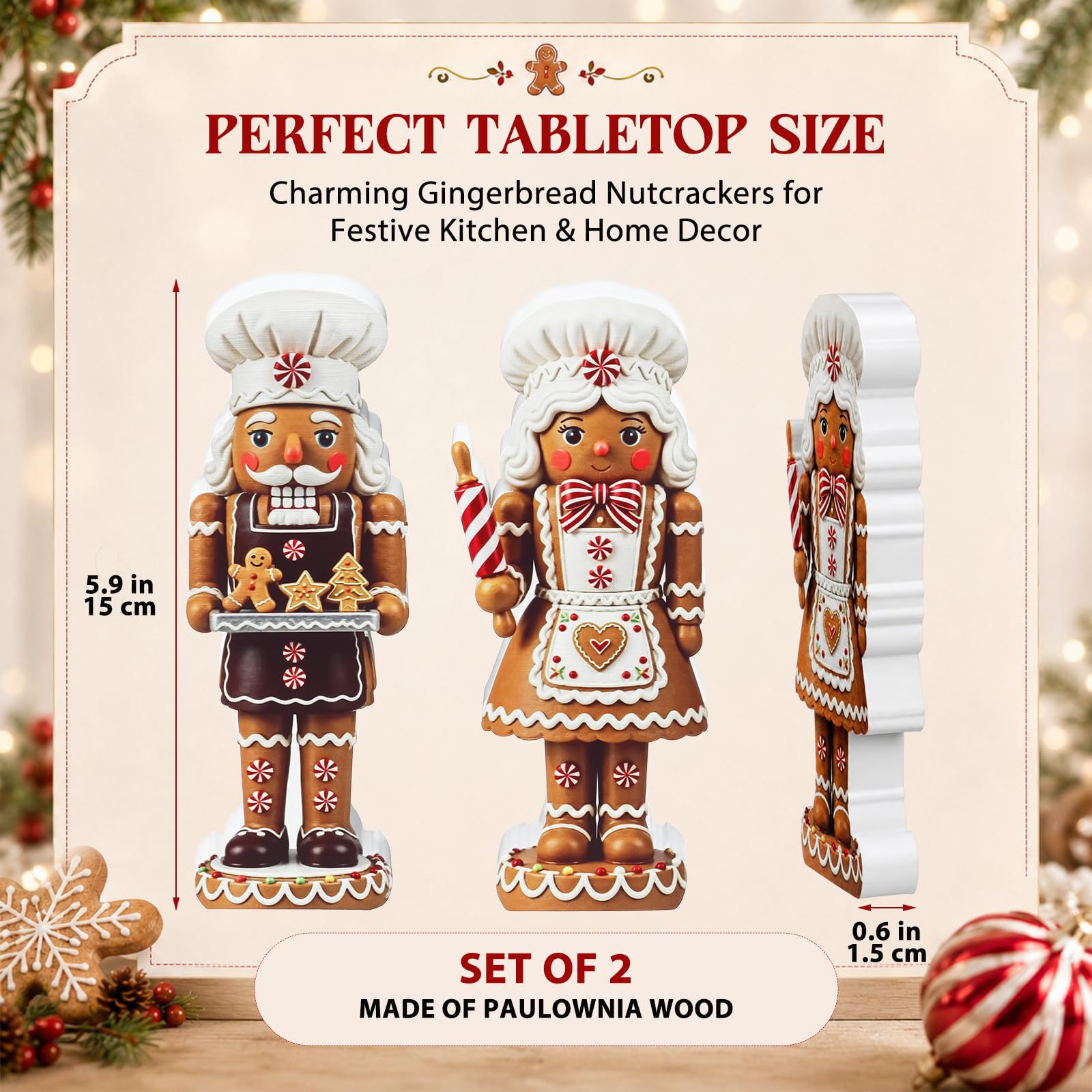 2 Adet Fındıkkıran Figürlü Ahş - Nutcracker Figurine incelemesi ve fiyatı
