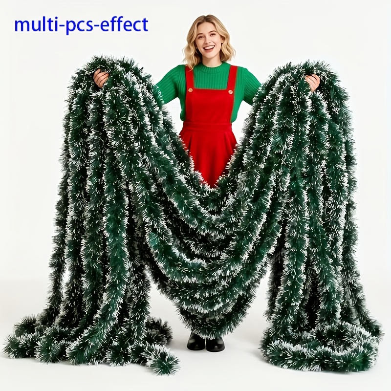 6/14M Noel Simli Çelenk, Asılı - Tinsel Garland Decoration incelemesi ve fiyatı