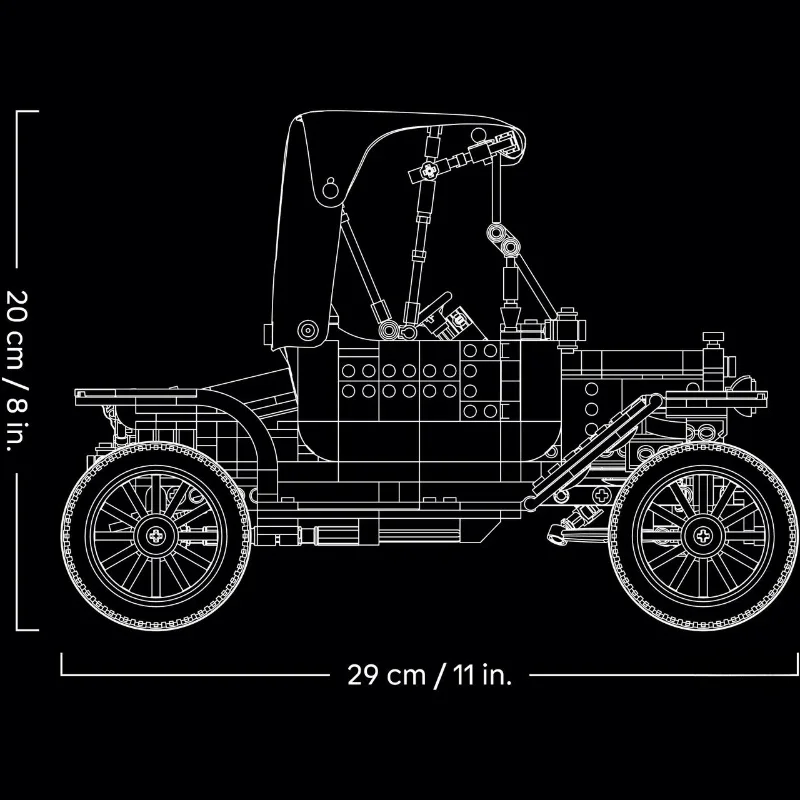 1060 Parça Vintage Model T Ara - Lego Set Technic incelemesi ve fiyatı