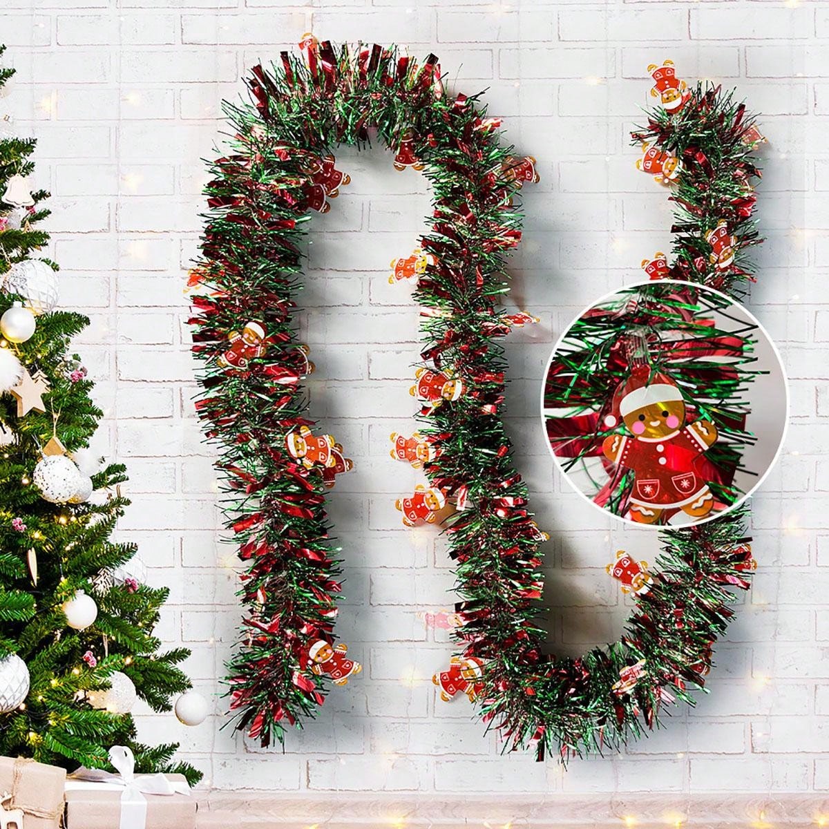 Noel Çelengi Süslemeleri, Kırm - Tinsel Garland Decoration incelemesi ve fiyatı