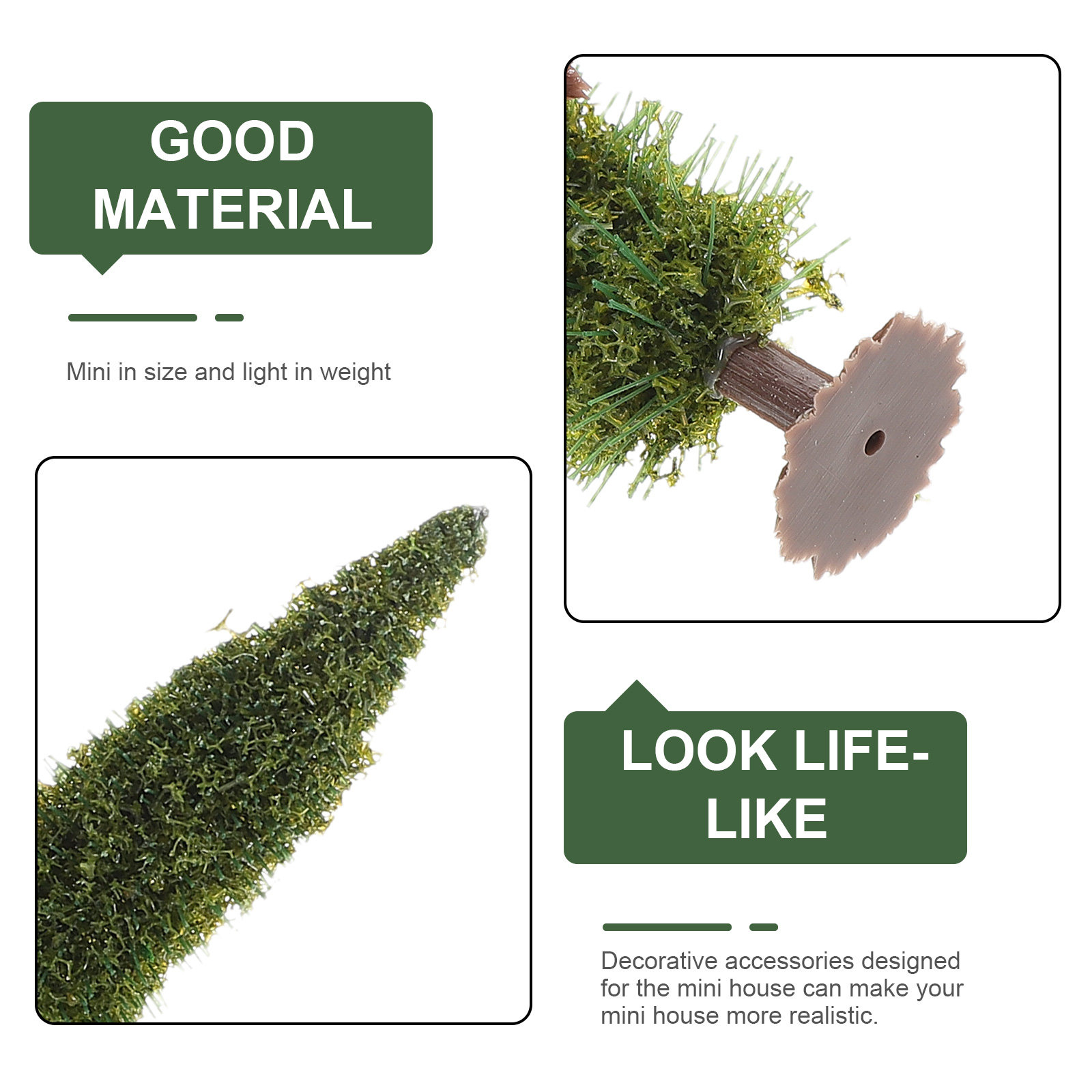 10 Adet Minyatür Simülasyon Ça - Christmas Tree Artificial incelemesi ve fiyatı