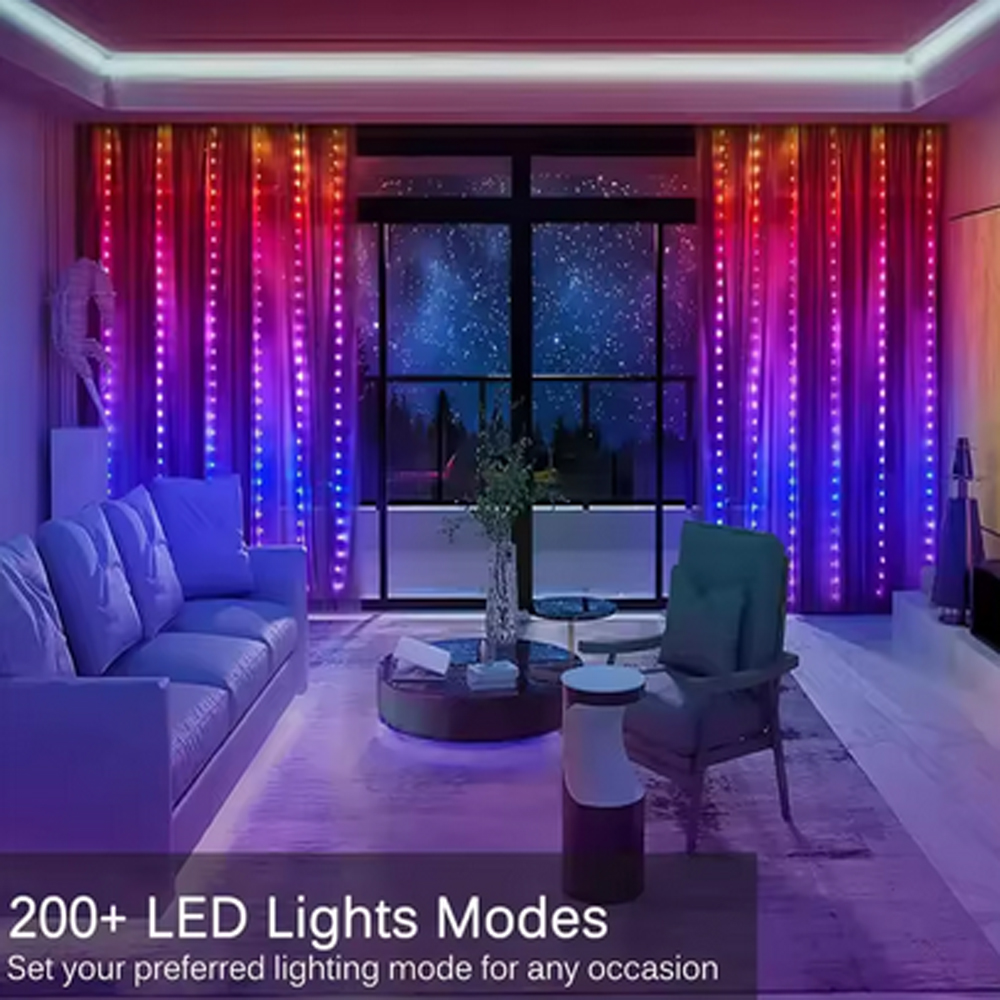 3 M RGB Akıllı LED Perde Işıkl - Led Fairy String Lights incelemesi ve fiyatı