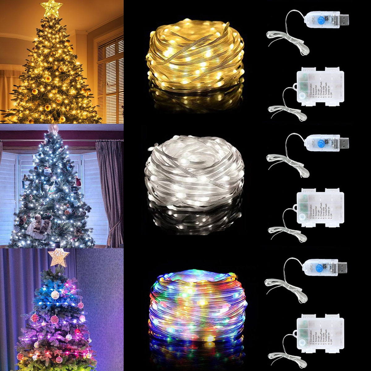 5/10M LED deri kordon işıkları - Led Fairy String Lights incelemesi ve fiyatı