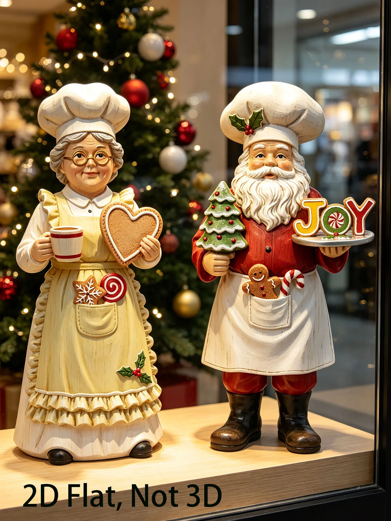2 Parçalı Şef Noel Baba ve Bay - Nutcracker Figurine incelemesi ve fiyatı